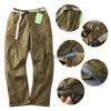 Kadın pantolon capris Almanya rüzgar geçirmez su geçirmez peluş yumuşak kabuk pantolon açık erkek düz çok çanta tulum kamp avcılık ekipmanları pantolon j230605