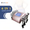Machine amincissante 6 en 1, Laser sous vide Rf 40k, Cavitation corporelle, liposuccion, blanchiment de la peau, livraison gratuite