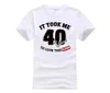 Men's T Shirts Cool Fashion Sell Humor Tees It Took Me 40 Years To Look This Good O Neck Short Sleeve Tee