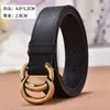 Avec boîte, nouveau cuir véritable 2.0 2.8 3.4 3.8cm, ceinture décontractée pour hommes et femmes, lettre G Business, boucle lisse