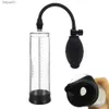 Andere Höschen 215mm Penispumpe Vakuumpumpe Penisvergrößerung Männliche Verbesserung Erektion Dick Cock Pump Masturbator Penistrainer L230518