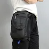 Men Fanny Waist Pack Waterproof Leg Bag Drop Messenger Shoulder Bags Travel Motorcycle Tactical Chest Pouch Bum Hip Belt Purse T20222x