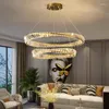 Pendant Lamps Modern Living Room Decorations For Home Bedroom Kitchen Villa El Lobby Led Lights Luxury Chandelier K9 Crystal