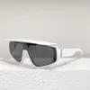 Güneş Gözlüğü 2023 Fashionpunk Sports Kadın Marka Tasarımcısı Y2K Tek Parça Gözlük Lüks Erkekler Goggle Shades UV400 Lagre Gözlük