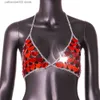 Canotte da donna Camis Canotte alla moda con paillettes a forma di cuore per le donne Canotte sexy con scollo a cuore scintillante Reggiseno Top Club Festival Beach Party T230605