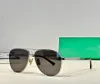 Gold Metal Grey Lens Pilot Solglasögon Män Summer Sunnies Gafas de Sol Sonnenbrille Shades UV400 Eyewear With Box