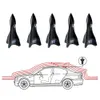 Nuovo 10 pezzi universale posteriore tetto pinne di squalo spoiler ala kit auto tetto spoiler paraurti spoiler pinna di squalo diffusore generatore di vortice