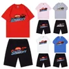 Coucheurs de survêtement pour hommes Tapstar Tiger Tiger Imprimé à manches courtes T-shirt pour hommes Femmes Sportswear Tee Shorts 2 pièces Vêtements