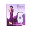 Epilatorer Kemei KM280R Electric Hair Remover Mini Kvinnor Uppladdningsbar bärbar rakapparat för Lady 220V för kvinnor