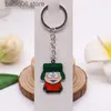 Keychains Anime South Park -karaktär som omger legering Keychain Fixed Release T230607