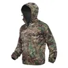 야외 셔츠 캠핑 재킷 남자 야외 태양 보호 하이킹 낚시 낚시 사냥 빠른 건조한 피부 윈드 브레이커 전술 후드 위장 의류 J230605
