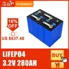 LIFEPO4 280AH BATTERY Make 12V 24V 48V Pack 3.2V Klassad prismatisk laddningsbart lipo -fosfat för energilagringsgolfvagn Boat