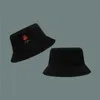 Шляпы широких краев ldslyjr 2021 Хлопковая роза Эмбрион эмбрион, рыбак, рыбак на открытом воздухе, мужская и женская шляпа, 48 G230603