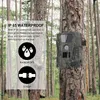 Caméras de chasse Caméra de piste 12MP 1080P Reconnaissance de la faune Vision nocturne Piège Jeu Surveillance numérique Étanche IP65 230603