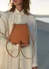 Подлинная кожаная женская дизайнерская дизайнерская мешка Numero мини -рюкзак для пакета кошельки