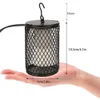 Lampe chauffante en céramique pour animaux de compagnie, avec éclairage de garde, support d'ampoule thermique pour reptiles à infrarouge, avec support Anti-chaleur, lampe chauffante pour oiseaux