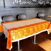 Table Cloth Plastic Tablecloth Halloween Decoration Restaurant Waterproof And Oil-proof Disposable 108x180cm