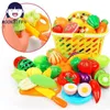 Cuisines Play Food 10 PcsSet Enfants Simulation Cuisine Jouet Classique En Bois Fruits Coupe De Légumes Éducatif Montessori pour Enfants Cadeau 230605