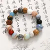 Charm armband 18 bodhi frö armband naturliga läkningsstenar yogalog meditation smycken
