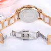 Armbandsur Nesun Brand Casual Fashion Calender Luminous Watch Business Ladies rostfritt stål rem 100 m vattentät kvartsur