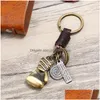 Nyckelringar Bronze Boxing Ring Retro Jag känner för dig Inspired Keychain Fashion Jewerly Will och Sandy Drop Leverans smycken Dhnj8