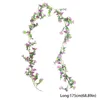 Dekoratif Çiçekler Asma Tavan Süslemeleri Noel Daisy Ayçiçeği Yapay Çiçek Rattan Kapalı Klima Sarılma Engelleme