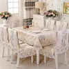 Table Cloth High Grade Luxury Europe Lace Floral Embroidery Tablecloth Round For Wedding Tea Tablecloths G2