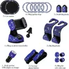 Yeni 20pcs/Set Rhinestones Araba Telefon Tutucusu Evrensel Bling Araç Aksesuarları Kadınlar Otomatik İç Kancalar Çıkartma Pad Set Pembe