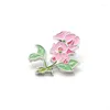 Brooches HALDER Forget Me Not Pin Flower Plant Brooch Pea Alloy Metal Badge Lapel Clothing Backpack Jewelry For Women