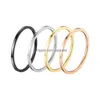 Pierścienie zespołowe okrągłe dla kobiet cienką stal nierdzewną obrączkę ślubną prostotę biżuterii mody hurtowa bijoux 1 mm Drop dostawa DHC9E