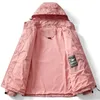 Outros Artigos Esportivos CHRLCK Jaqueta de Caminhada Impermeável Feminina Refletora à Prova de Vento Correndo Feminina Camping Pesca Caça Trekking Coats 230605