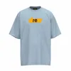 SS23 marque de mode hommes T-Shirt collé lettre motif à manches courtes loisirs lâche femmes T-Shirt haute rue Couple vêtements haut