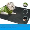 Новый водонепроницаемый кот кошачьи кот коврик EVA Двойной слой кошачий мусор заманчик мусора для домашних животных Cat Clean Pad для кошек аксессуаров