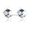 Autre No Hole Aimant Boucles D'oreilles Cristal Diamant Cube Clip Une Femmes Hommes Bijoux De Mode Will Et Sandy Drop Delivery Dh6Xi