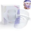 Massageador Facial 7 Cores LED Beauty Mask Pon Therapy Anti Acne Remoção de Rugas Rejuvenescimento da Pele Ferramentas de Cuidados com a Pele do Rosto 230621