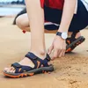 Sandália masculina verão respirável caminhada ao ar livre sapatos masculinos gladiador leve sandálias de praia masculinas para homem calçado de água L230518