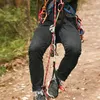 Mountaineering Crampons SRT Rock Climbing Foot Ascender Riser With Pedal Belt Grasp Rope Gear Anti Fall Off Left Right Ascend 230605