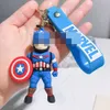 كرتون Superhero Alliance Spider Keychain Captain Car Key Hero Keyring Wholesale