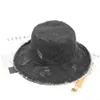 Wide Brim Hats 2019 Solid Denim Vintage Bucket Fisherman Outdoor Travel Sun Hat Girls and Women 275 G230603