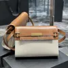 MANHATTAN Luxe schoudertas Franse handtas Onderarm leer lederen designer handtas Damesportemonnee eenvoudige casual crossbody tas