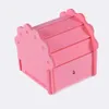 New Solid Wood Hamster House Cute Pink Rat Houses Hamster Cage House For Small Guinea Pig Cavies Ferret Squirrel Pet Products ZG0001