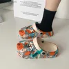 2023 Spring Hollow Couple Sandals New girl's Beach Garden Shoes Outdoor head-cover Outer Wear PVC Super Soft men Casual Sandals L230518