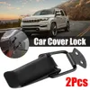 New 2Pcs Universal Bumper Durable Security Hook Lock Clip Kit Clip Hasp For Racing Car Truck Hood Quick Release Fastener Auto Stuff