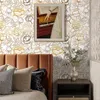 Wallpapers Home Decor Zelfklevende Aquarel Grote Bloem Woonkamer Slaapkamer Studie Meubilair Muur Makeover Decoratie Stickers