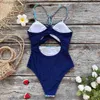 Kvinnors badkläder Solid Bourgogne Shirring One-Piece Swimsuit Women Deep V-Neck avtagbar Bra Plain Monokinis 2023 Ny sommarstrand Badkläder T230606