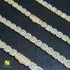 Самая дешевая цена на кубинское ожерелье по ожеречию хип -хоп оптовые ювелирные украшения с золотой цепочкой с золотой.