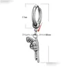 Dangle Chandelier Stainless Steel Pistol Earrings Retro Gun Hoop Ear Rings Women Men Fashion Jewelry Will And Sandy Drop Delivery Dhdgn