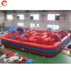 Großhandel Free Ship Outdoor-Aktivitäten 12 x 12 x 2,5 mH (40 x 40 x 8,2 Fuß) Blow Up Riesiges aufblasbares Labyrinth-Arena-Karneval-Sportspiel zu verkaufen