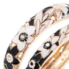 Bangle Indian Bangles for Women's Women's Bangle Clover Cloisonne Armband sätter kvinnors smycken Vintage Accessories Trendy Style Bangles 230606