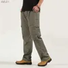 2023 Pantaloni da uomo di grandi dimensioni Big 6XL Plus Pantaloni cargo da uomo Pantaloni da uomo Pantaloni sportivi Pantaloni stile militare Pantaloni da jogging Uomo L230520